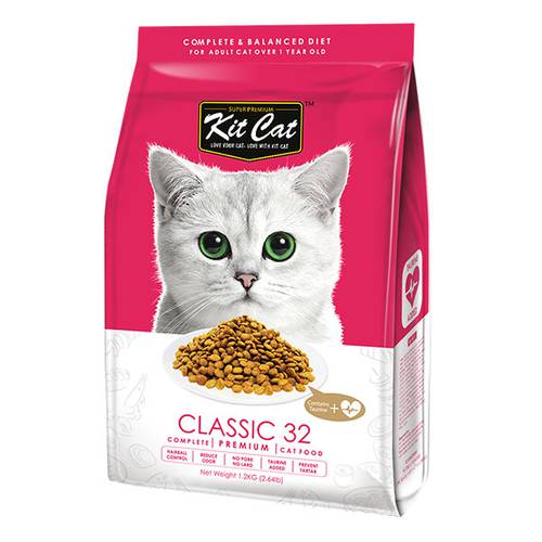 Kit Cat Classic 32 (Taurine Added) Dry Cat Food
