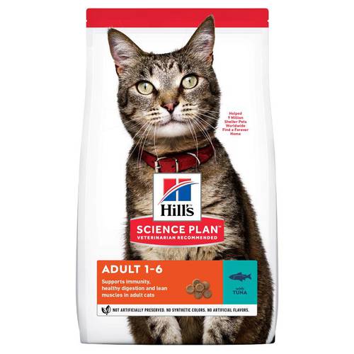 Hill’s Science Plan Adult Cat Dry Food – Tuna 1.5kg