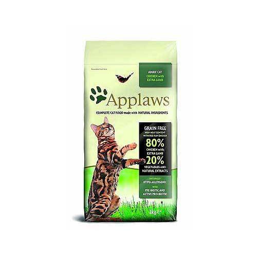 APPLAWS DRY FOOD CHICKEN WITH LAMB FOR ADULT CATS 2KG
