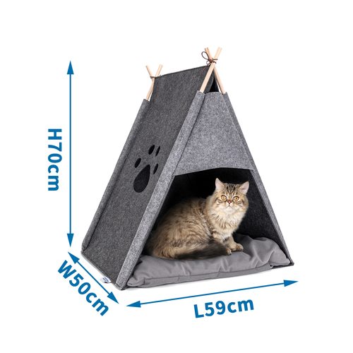 NOBLEZA Printed cat tent