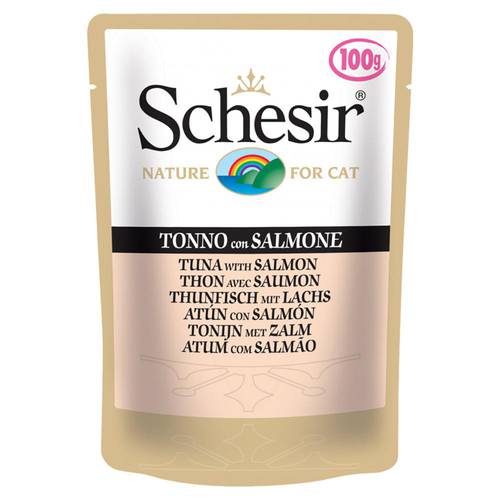 Schesir Pouch Tuna With Salmon Jelly 