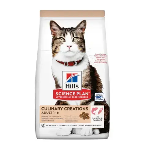 Hill’s SCIENCE PLAN Culinary Creations Adult Cat – Salmon & Carrot – 1.5 kg