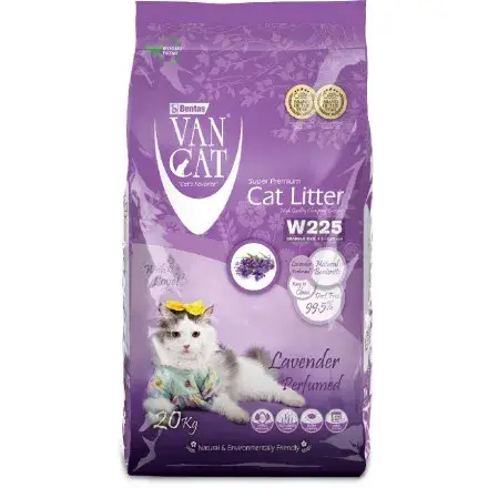 Van Cat Lavender Perfumed Clumping Cat Litter – 20 kg