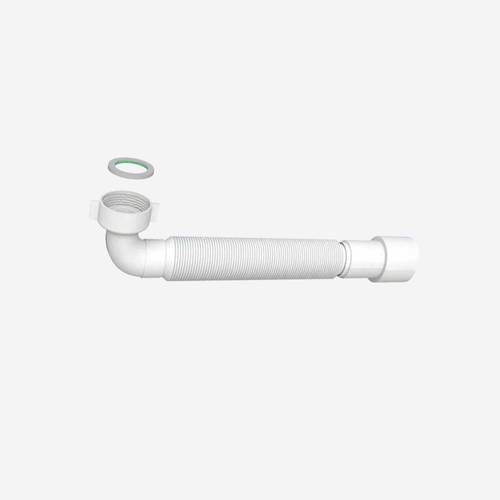 Curved and Expandable Water Drain Hose for Wash Basins | Bonomini