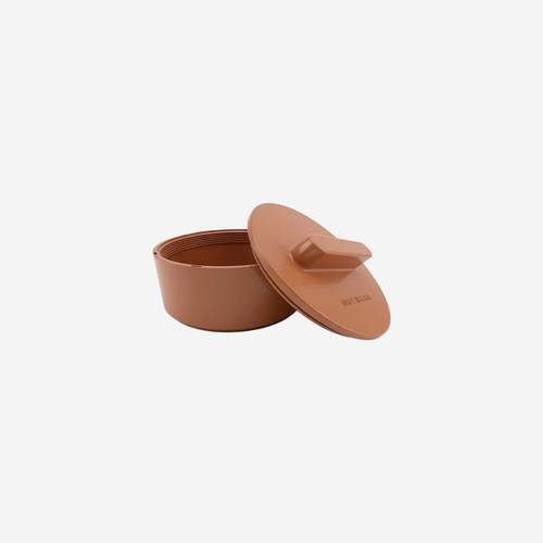 Access Cap Orange Rubber for sealing pipes with access for cleaning | United