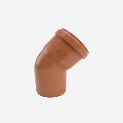 Open Elbow Orange Rubber  for sewage systems pipes direction change | United