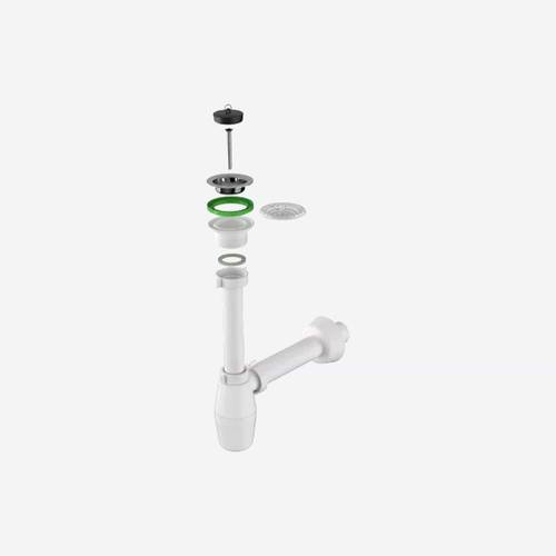 Plastic 1½ Inch Sink Trap | Bonomini