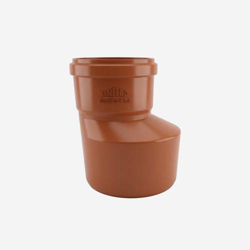 Reducer Orange Rubber  for connecting main and smaller pipes | United