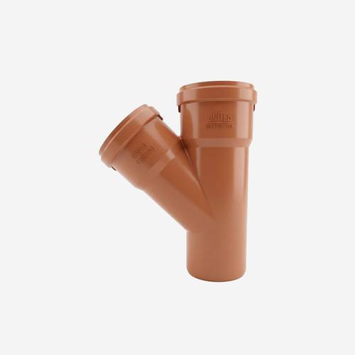 Tee Wye Orange Rubber for water distribution in multiple directions | United