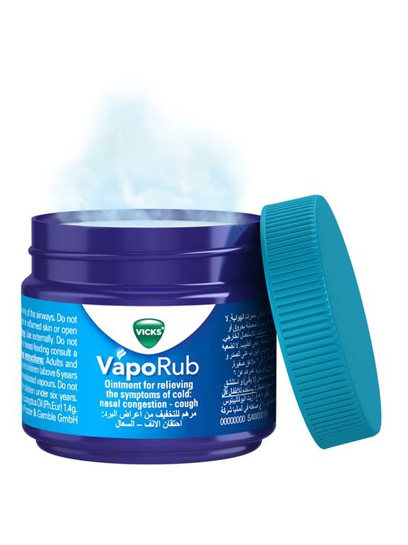 Vicks, VapoRub Cold Relief Ointment, - 50g