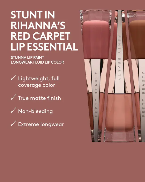 Fenty Beauty, Stunna Lip Paint Longwear Fluid Lip Color - Multiple Shades