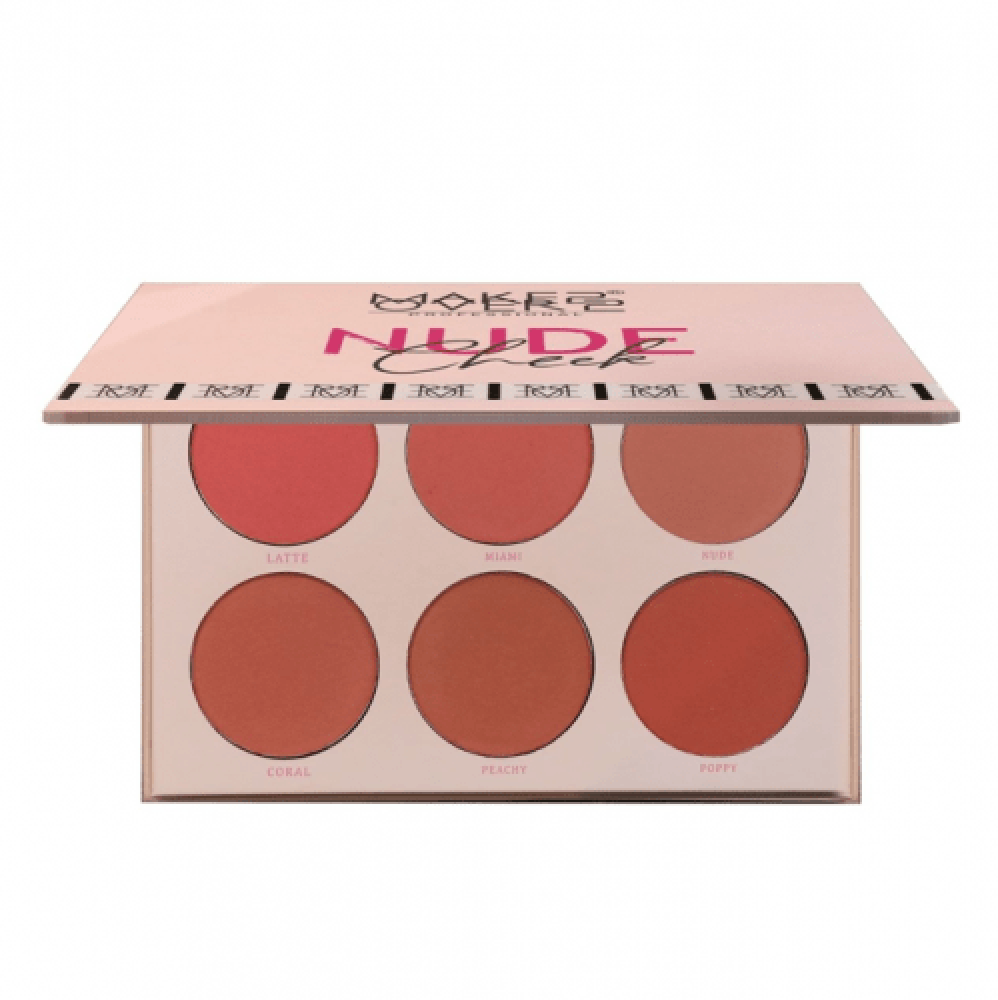 Make Over 22, Palette, Blush, Nude, CHEEK, - 6 Colors M3202