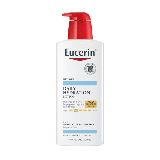 Eucerin, Daily Moisture Lotion, with Sunscreen, - SPF 15