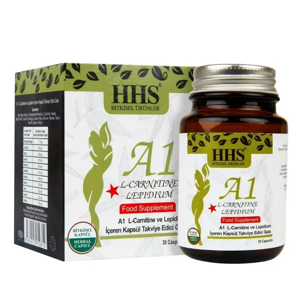 hhs, A1 Food Supplement, Turkish Slimming Capsules, - 30 Capsules