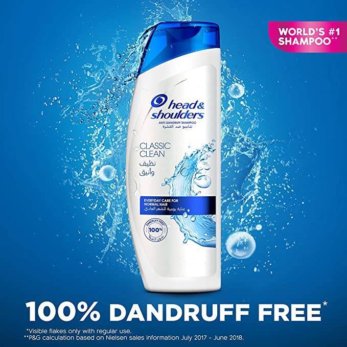 Head & Shoulders, Clean & Elegant Anti-Dandruff Shampoo - 190 ml