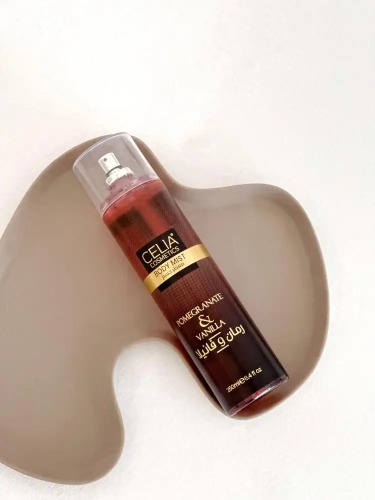 Celia body mist with pomegranate and vanillaCelia body mist with pomegranate and vanilla