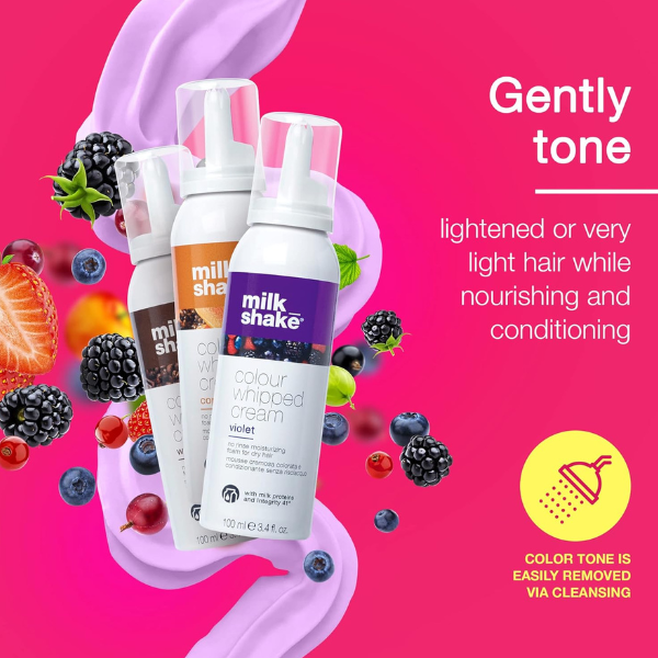 Milk Shake Intense Grey Colour Enhancing Whipped Cream - 100ml