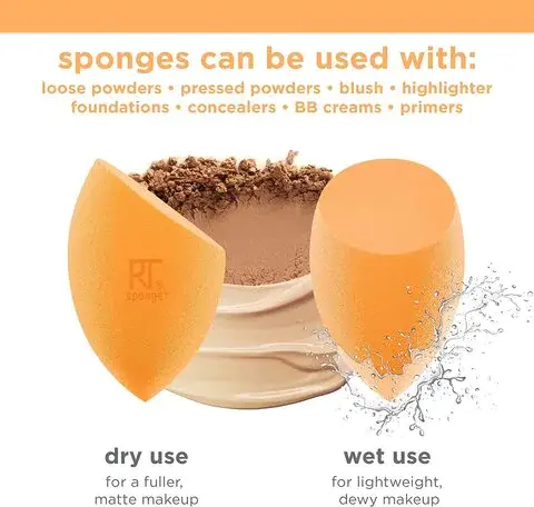Real Techniques, Sponge, Makeup, Miracle, Complexion,