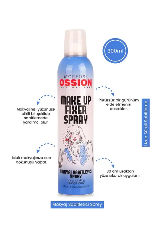 Ossion, makeup fixing spray,- 300 ml