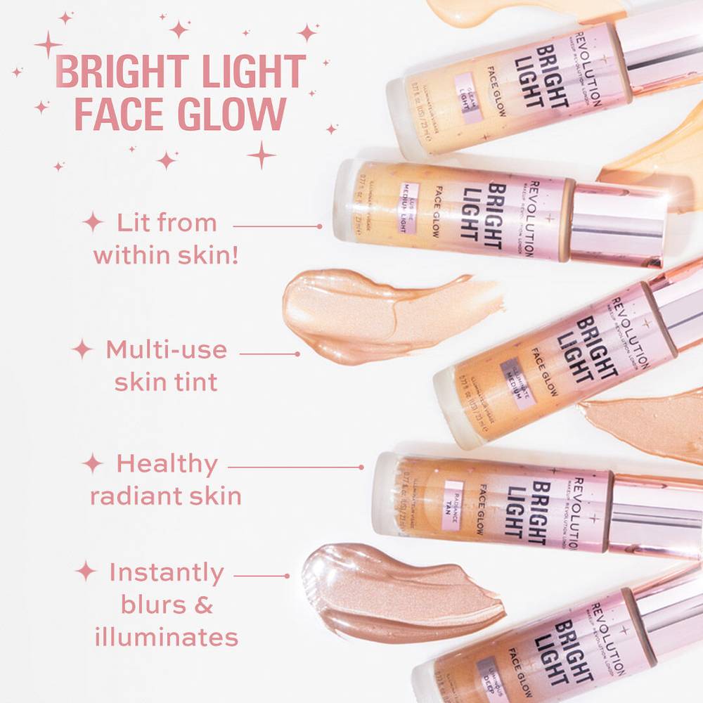 Revolution Bright Light Face Glow illuminate medium