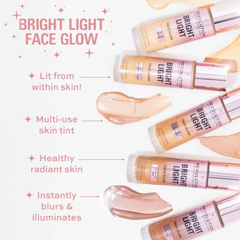Revolution Bright Light Face Glow illuminate medium