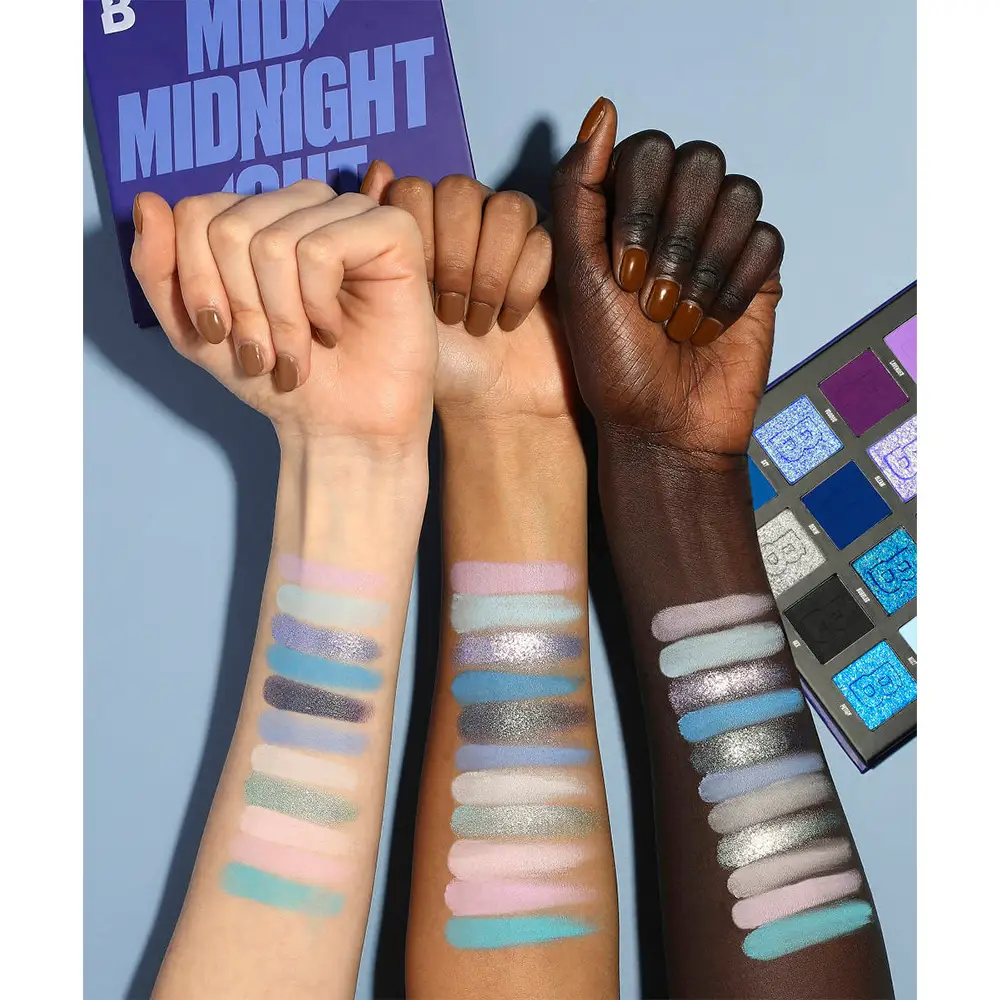 Beauty Bay, Midnight Eyeshadow Palette, 16 Colors
