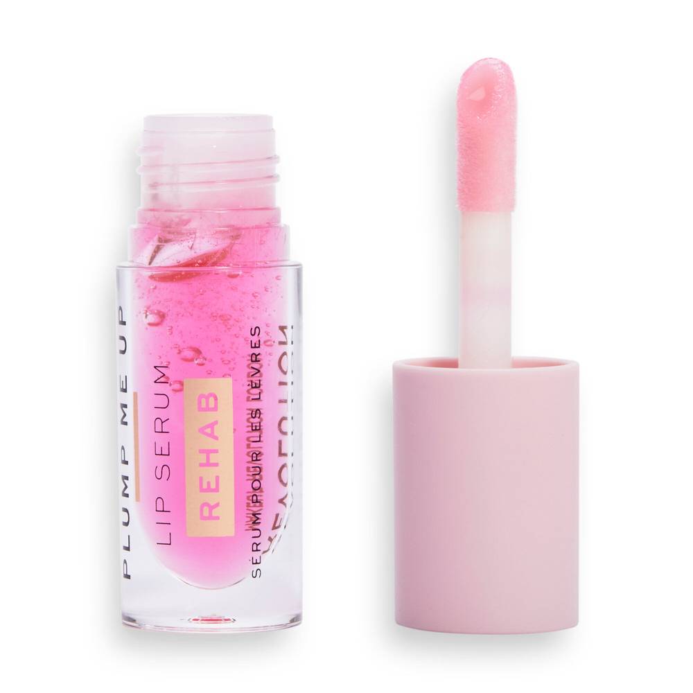 Revolution, Lip Serum, Rehab Plump Me Up, Pink Glaze