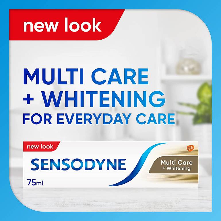Sensodyne, Multi-Care Whitening Toothpaste - 2 x 75ml
