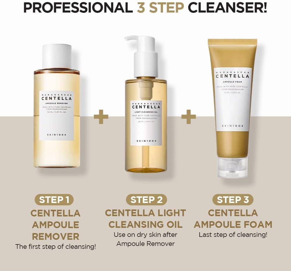 Skin 1004, Madagascar, Foaming Cleanser, with Centella, for the Skin, - 125 ml