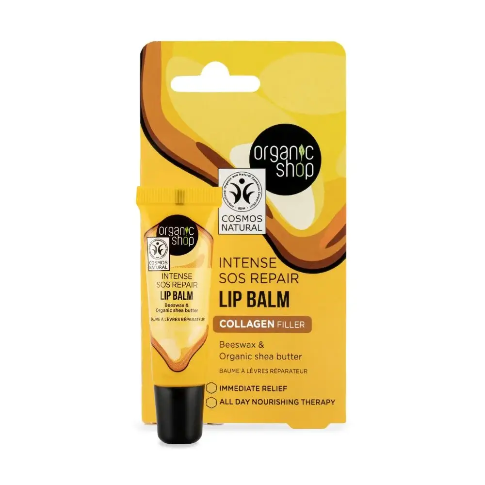 Organic Shop Beeswax & Organic Shea Butter Lip Balm 