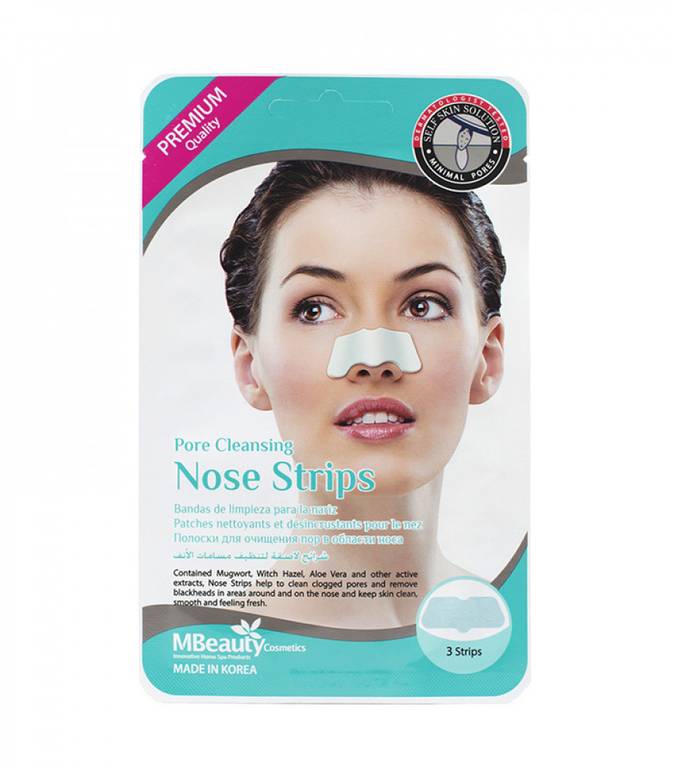 MBeauty, adhesive strips, for cleaning nose pores, - 3 strips
