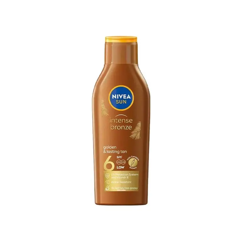 NIVEA SUN Intense Bronze Golden & Lasting Tan Sun Lotion SPF 6 - 200ml