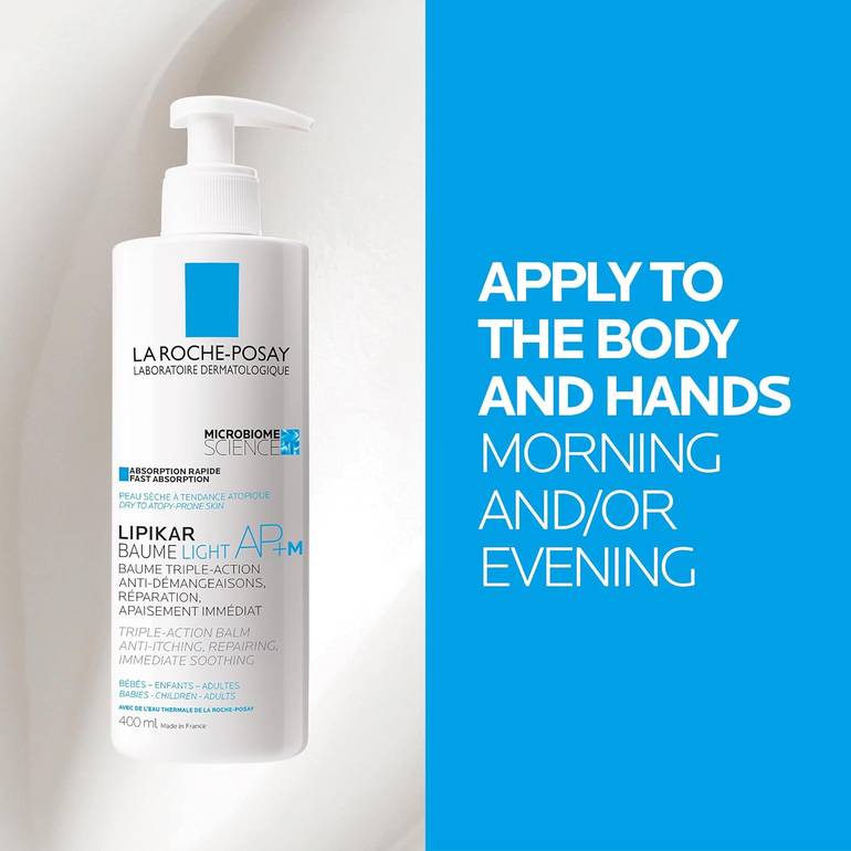 La Roche-Posay, Lipikar AB+M Triple, Repair Moisturizer Balsam, Creamو - 400ml