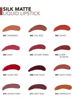 Flormar, Matte Lipstick, Wire Matte - Multi Shades