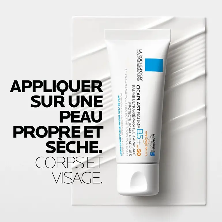 لاروش بوزيه, سيكابلاست B5, بلسم مرطب, ومهدئ ومرمم للجلد, SPF50+