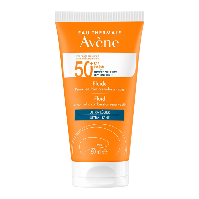 افين, واقي شمس سائل, لحماية عالية من الشمس, 50+spf,