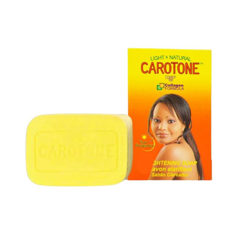 Carotone, skin whitening soap, with collagen,