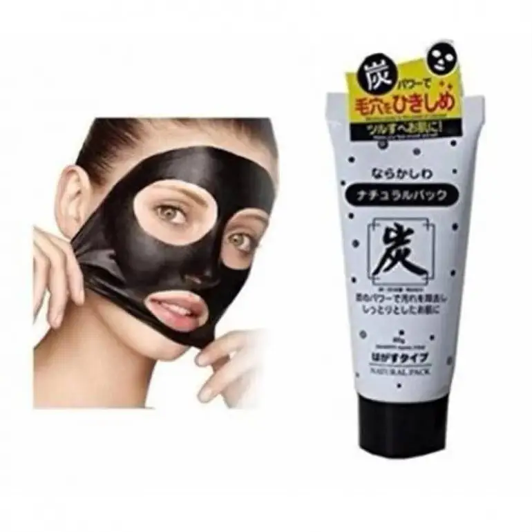 Natural Pack, Peel-Off Mask, Juice, with Natural Charcoal, Korean