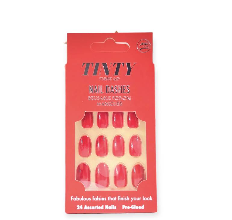Tinty artificial nails set 24 pieces-ms15