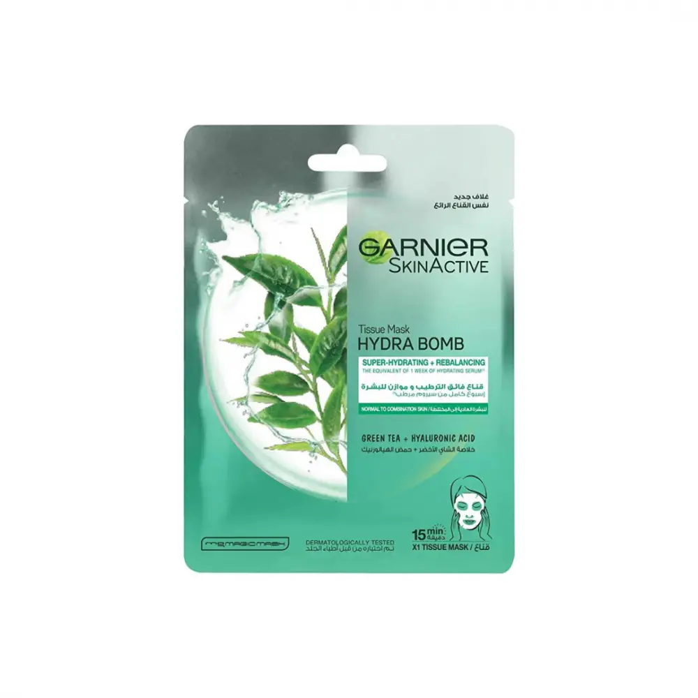 Garnier, Green Tea Mask, for Normal to Oily Skin, 28g
