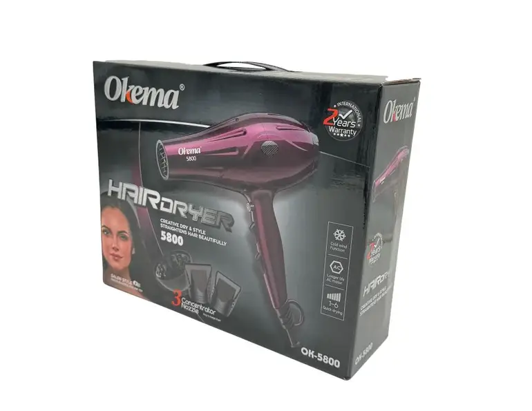 Okema, Hair Dryer, - OK-5800