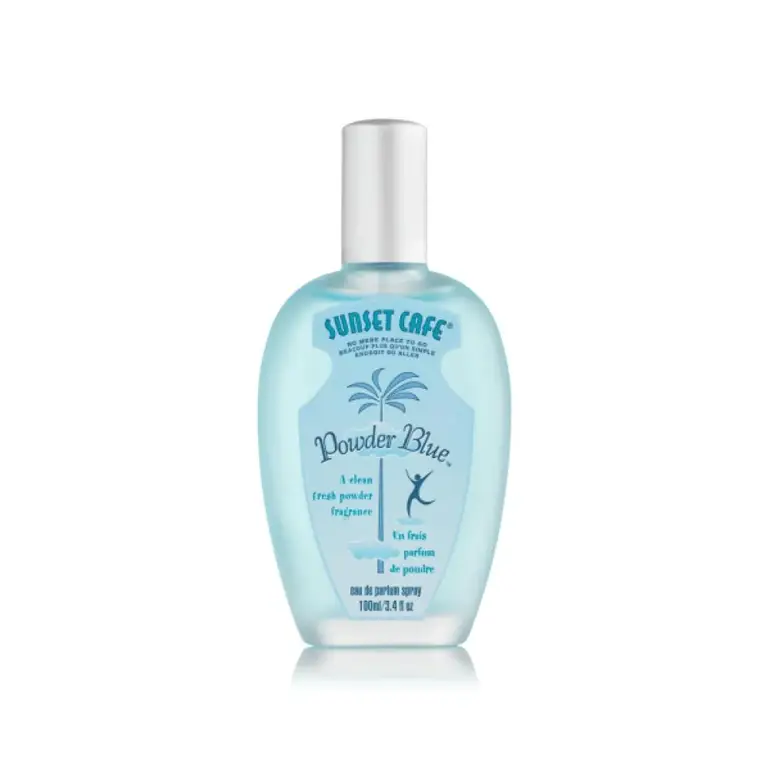 Sunset Cafe, perfume, powder blue, ed perfume for children, 100 ml