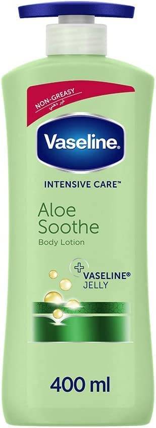 Vaseline, Intensive Care, Body Lotion, with Soothing Aloe Vera ,- 400ml