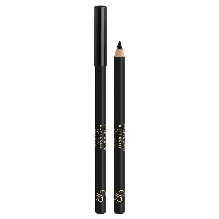 Golden Rose, Kajal Eyeliner Pencil, - Black