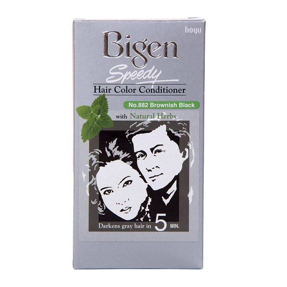 Bigen, Speedy Hair Dye and Conditioner, Fast - Black Brown 882