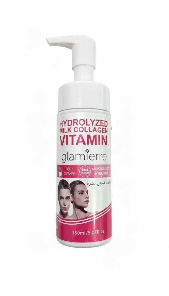 Max Elegance, Facial Wash Mousse, with Milk Collagen - 150ml