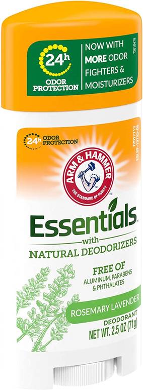 Arm & Hammer, Essentials Deodorant, Refreshing Rosemary & Lavender, 71g