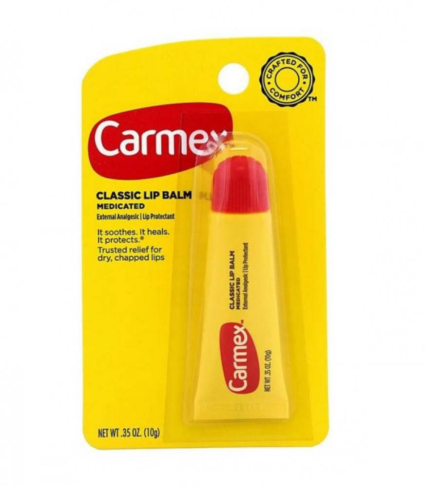Carmex, Moisturizing Lip Balm, Classic Medicated,