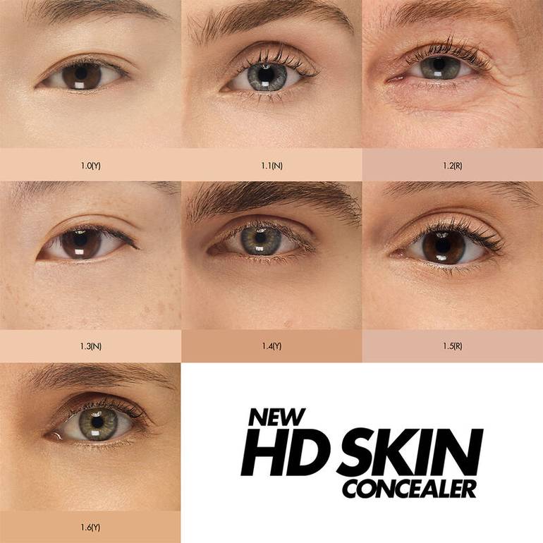 MAKE UP FOR EVER, HD Skin Concealer – Multiple Shades
