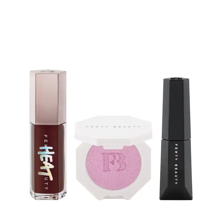 Fenty Beauty, Fenty's Most Collection, - Mascara + Lipgloss + Highlighter